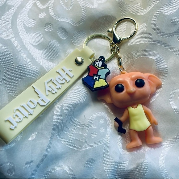 NWT Dobby the Free Elf Bracelet Wristlet Keychain - Harry Potter Hogwarts - Picture 9 of 12